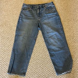 AE Curvy Straight Leg Jeans